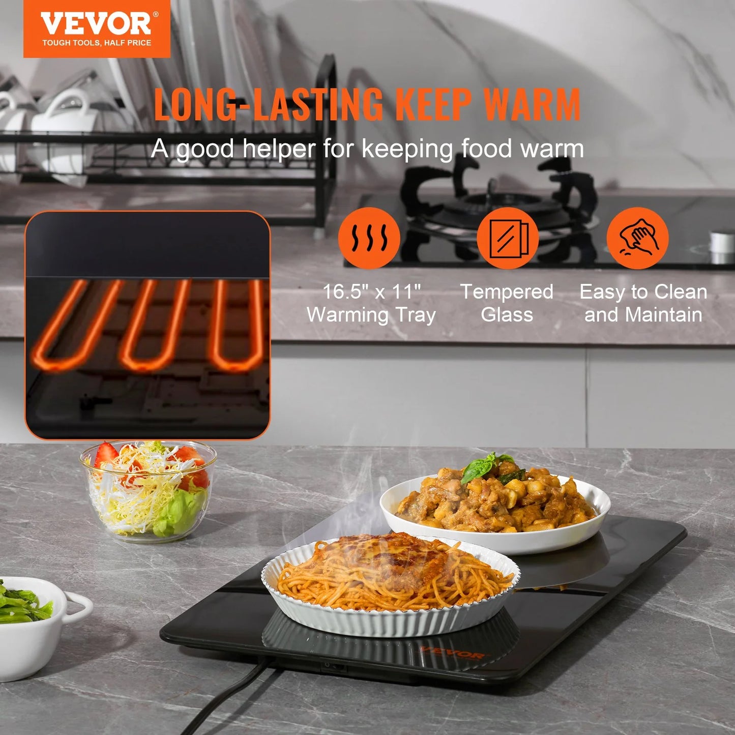 Keep Every Dish Warm & Wow Your Guests with VEVOR Electric Warming Tray