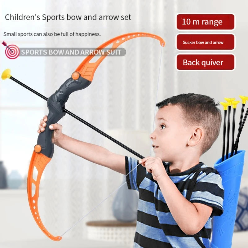 Unleash your little hero's inner archer with the 52cm Bow & Arrow Toy Set 